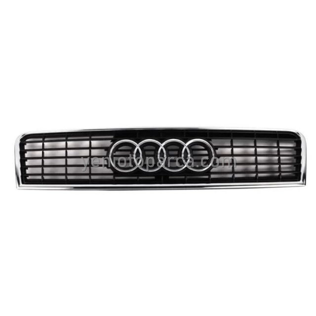 AUDI A4- 02/05; ÖN PANJUR SİYAH (NİKELAJ ÇERÇEVELİ) (ARMASIZ) (BFN