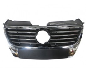 VOLKSWAGEN PASSAT- B6- 05/10; ÖN PANJUR SİYAH (NİKELAJ KAPLAMALI)(IZGARASI NİKELAJLI) SENSÖR DELİKLİ 3C0853651FPWF