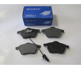 AUDI A3- 97/03; ÖN FREN BALATASI 1,8T/1,9TDI (1 KABLOLU)(DİSK)(156,4X73,8X19,6/74,1X19,6)(BRAMAX) 1133046