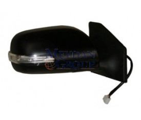 TOYOTA AVENSIS- 07/09; KAPI AYNASI SOL SİYAH ELEKTRİKLİ/ISITMALI/SİNYALLİ 7 FİŞ (KATLANMAZ TİP) (TW) -