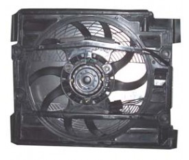 BMW 5 SERI- E39- 96/00; KLİMA FAN DAVLUMBAZI 4PİNLİ TERMİNAL (2 KONTROL ÜNİTELİ)(10KANAT) (TW) 64548380780