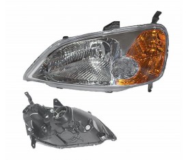 Civic Sedan Ön Far Elektrikli  2001 2003 Sol 217 1134L Ld Em