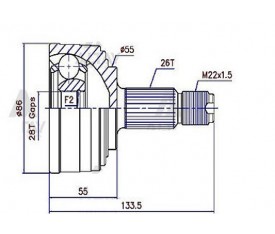 Civic Aks Kafası 1996 2000 Ho 046A