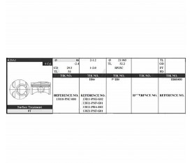 Crv Piston Takım 2 0L  2002 2006  86 00Mm  K20A Accord 2 0L 2003 2007  Std 13010 Pnc 000