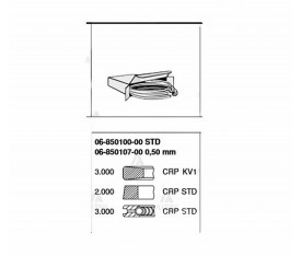 H100 Kamyonet Sekman 1997 Sonrası Std 71175 Piston Uyumlu 0685010000