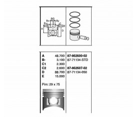 Starex Piston Sekmanlı Turbo D4Bf 0 50 8771134050