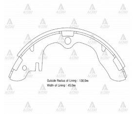 Ceres Ön Arka Fren Balatası Pabuçlu 2 2 Spkı 043