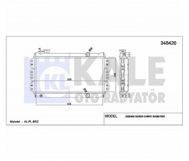 Carry Su Radyatörü Mt 1985 1989 Sk410 23Mm 17700 85200