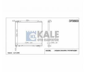 Nissan Pickup Su Radyatörü At 2006 Navara Pathfinder 21460Eb31A