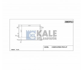 Nissan Pickup Klima Radyatörü Np300 1997 2002 D22 92110Vk600