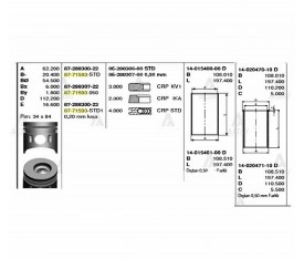 Canter Fe449 Piston Sekmanlı Std 8771593