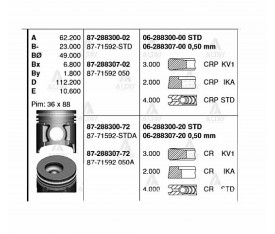 Canter Fe659 Piston Sekmanlı Turbo Std 8771592