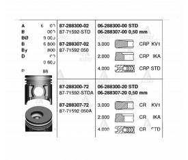 Canter Fe659 Piston Sekmanlı Turbo 0 50 8771592