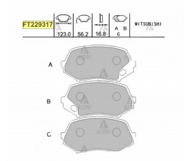 Canter Fe711 Ön Fren Balatası Disk Takım 8 Adet Ekstra Karbonlu Md6113