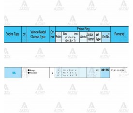 B 2500 Sekman Takım 2 5L 1996 2007 93 00Mm Wl Std 30175