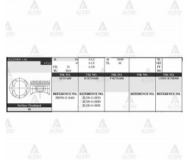 323 Piston Takım 1 5L 1999 2003 78 00Mm Zl Std Zmyo 11 Sao
