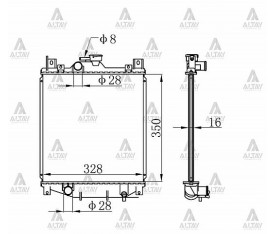 Swift Su Radyatörü 1990 2001 1 0 1 3 Manuel Brazing 17700 80E00