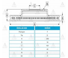 Vitara Ön Fren Diski 1988 1998 1 6 Samurai Jimny X90 1996 2000 290Mm 55211 60A00