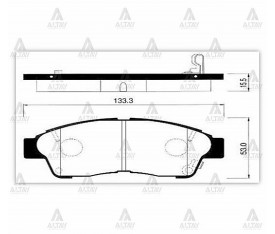 Corolla Ön Fren Balatası 1988 2002 Enjeksiyonlu Corona Carina Rav4 1993 Sonrası Spty 002